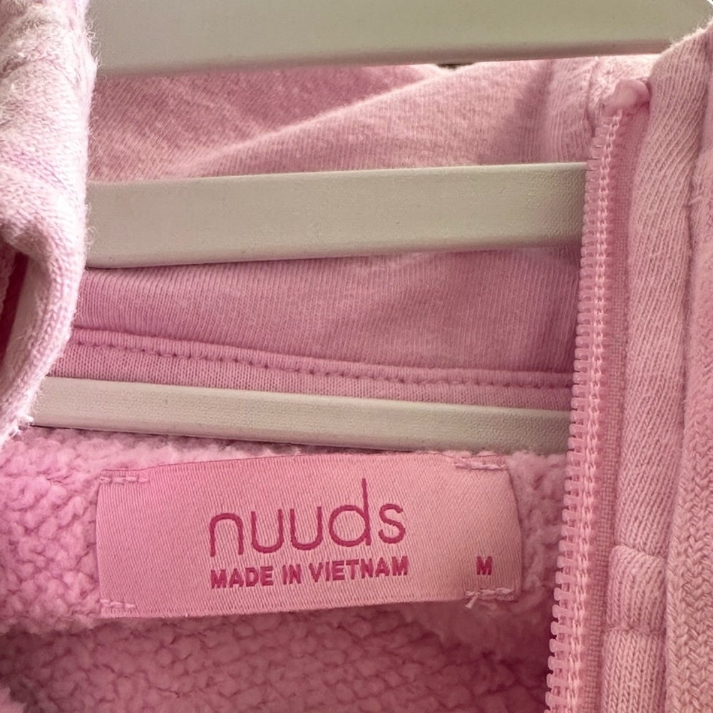 Nuuds vintage fleece Downtime quarter zip in Bon Bon size medium - Picture 9 of 11
